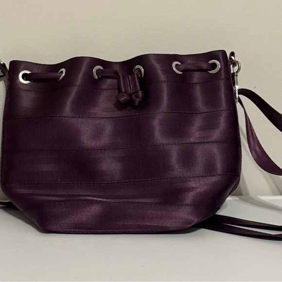 Harveys Deep Purple park hopper Bag with Silver Hardware - Picture 2 of 4